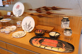 Ceramic Tableware and Timber Sculptures