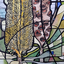 Coastal Banksia A4 Print