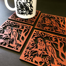 Carnaby Cockatoos Coaster Set