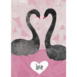 Black Swan Love Card