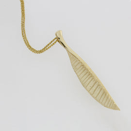 Frangipani Leaf Pendant