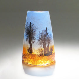 Grass Trees Glass Artwork