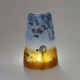 Windmill Glass Artwork