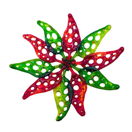Christmas Leaf Bowl - Green and Red
