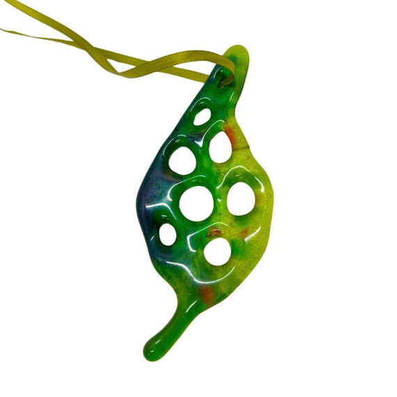 Green Leaf Glass Form