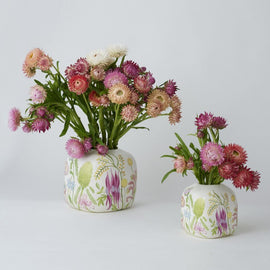 Australian Wildflowers Cube Vase