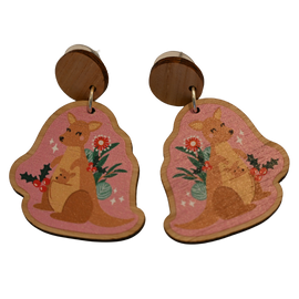 Earrings - Christmas Kanga