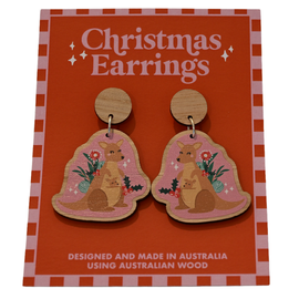 Earrings - Christmas Kanga