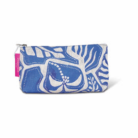 Cosmetic Bag - Linen, Blue Oasis, Small