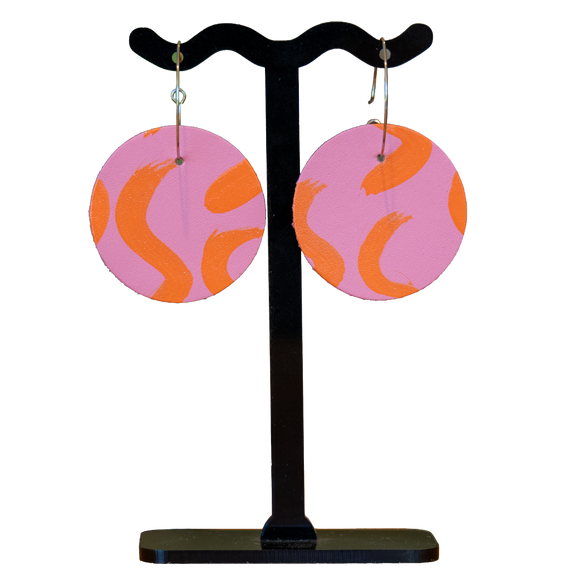 Earrings - Moon Hoops