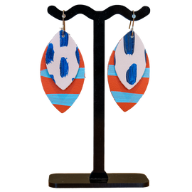 Earrings- Double Leaves