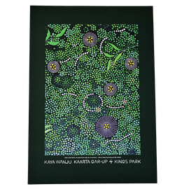 Print - 'Like a Leaf Aloft - We Pass Here Only for a Moment'