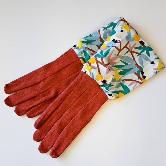 Glove - L/S, White Cockatoos