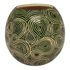 Vessel - Yaritji Jack, Ilykuwara, Leaf of Witchetty Tree