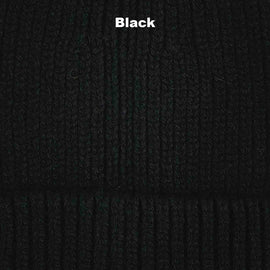 Fixed Black Beanie