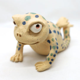 Spotted Frog Sculpture by Gerda Shelsher