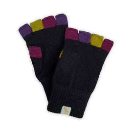 Fabulous Fagins Gloves - Black/Gazelle Mustard