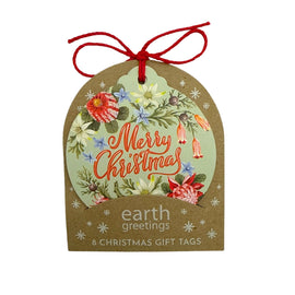 Gift Tag Set - Christmas Blooms, Set of 8