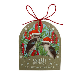 Gift Tag Set - Jolly Kookaburras, Set of 8