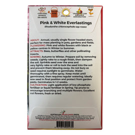Everlastings (Pink and White) Seeds