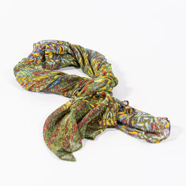 Kimberley Grasses and Leaves Silk Scarf