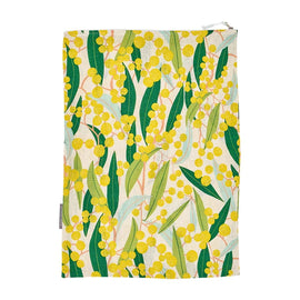 Linen Laundry Bag, Golden Wattle