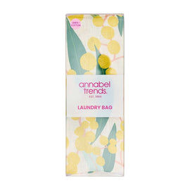 Linen Laundry Bag, Golden Wattle