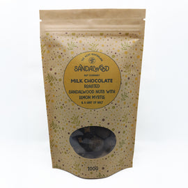 Nuts - Sandalwood, Milk Chocolate, Lemon Myrtle 100g