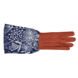 Navy Natives Garden Gloves