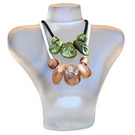 Boulder Rock Necklace - Malachite