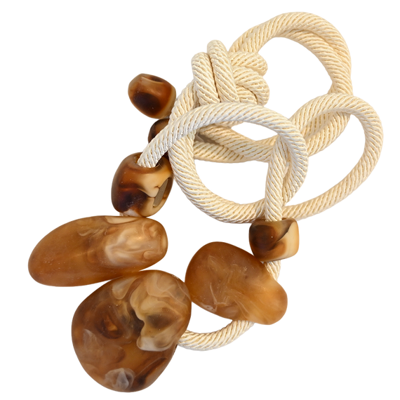 Boulder Rock Necklace - Light Horn