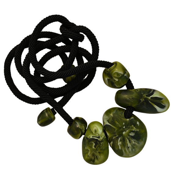 Boulder Rock Necklace - Malachite