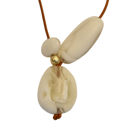 Pendant - Rock Cluster, Chalk Swirl