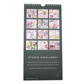 Philippa Nikulinsky Australian Flora Perpetual Calendar