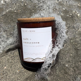 Salt & Sunscreen Small Candle