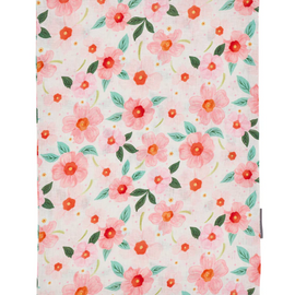 Floral patterned product on a white background