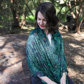 Sun Wrap - UPF 50+ Like A Leaf Aloft, L/M