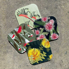 Botanical Coaster Set 4 Pack