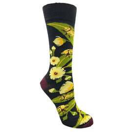 Socks - Eucalyptus Blossoms, Medium