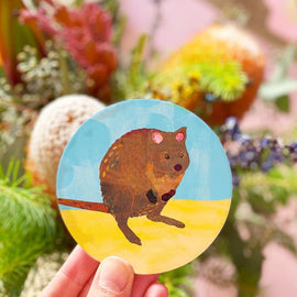 Quokka Ceramic Coaster