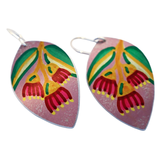 Earrings - Gum Blossom, L