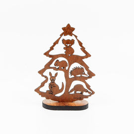 Wooden Christmas Tree Decoration