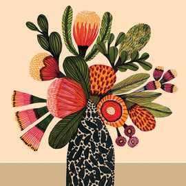 Banksia in a Vase Card