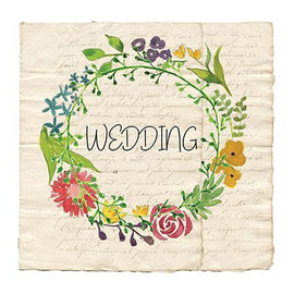 Quietude Wedding Card