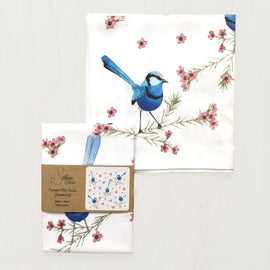 Blue Wren Handkerchief
