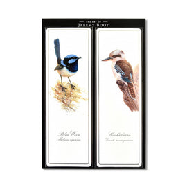 Blue Wren and Kookaburra Bookmark Set