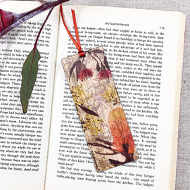 Wildflower Wooden Bookmark