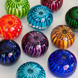 Round Coloured Paperweight