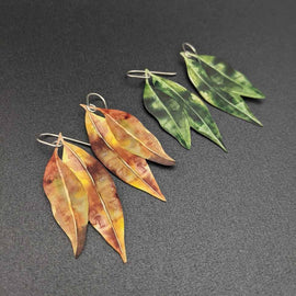Australiana Gum Leaf Earrings