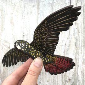 Female Red-tailed Black Cockatoo Mobile